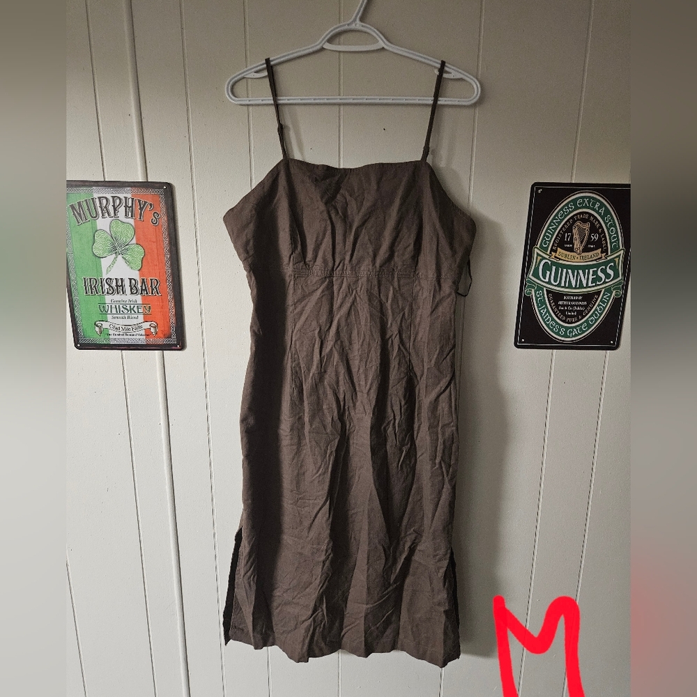 Elegant Brown Women's Dress